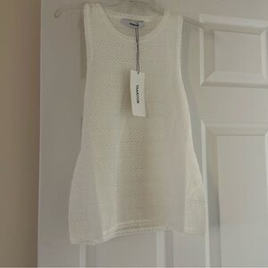 Thakoon  Women's White Sleeveless Top